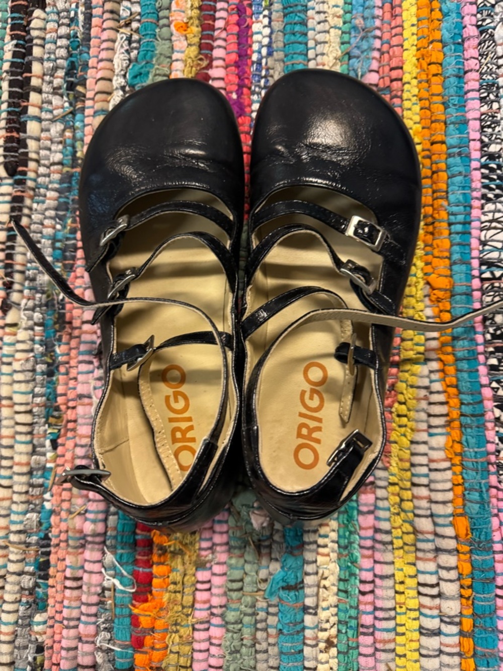 Origo Strappy Barefoot Mary Janes